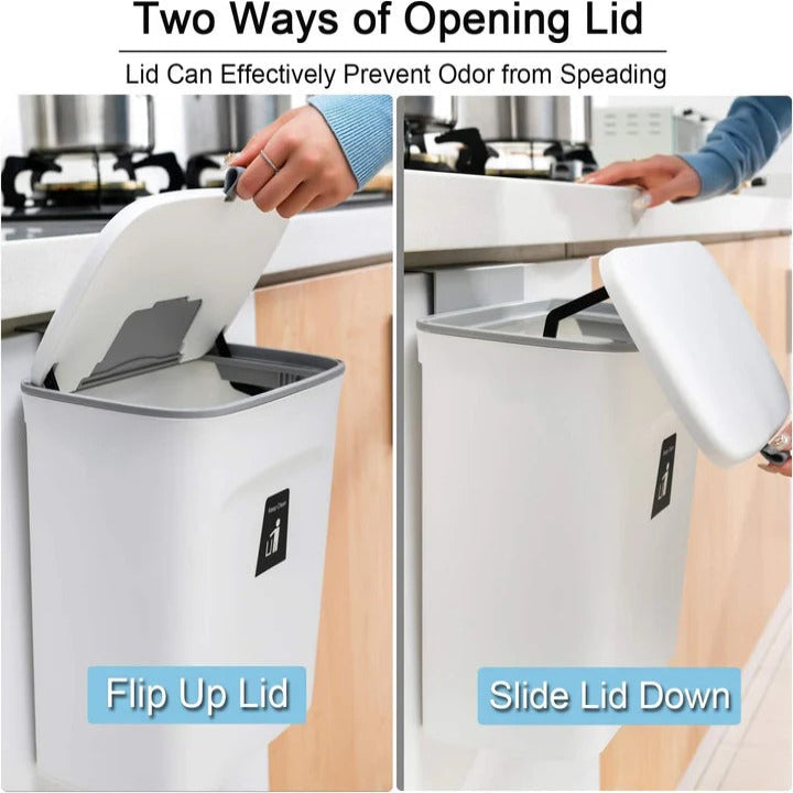Eco-Friendly Kitchen Waste Collector with Versatile Mounting Options