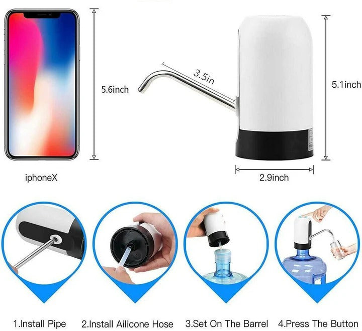 Effortless Water Dispenser with One-Touch Activation