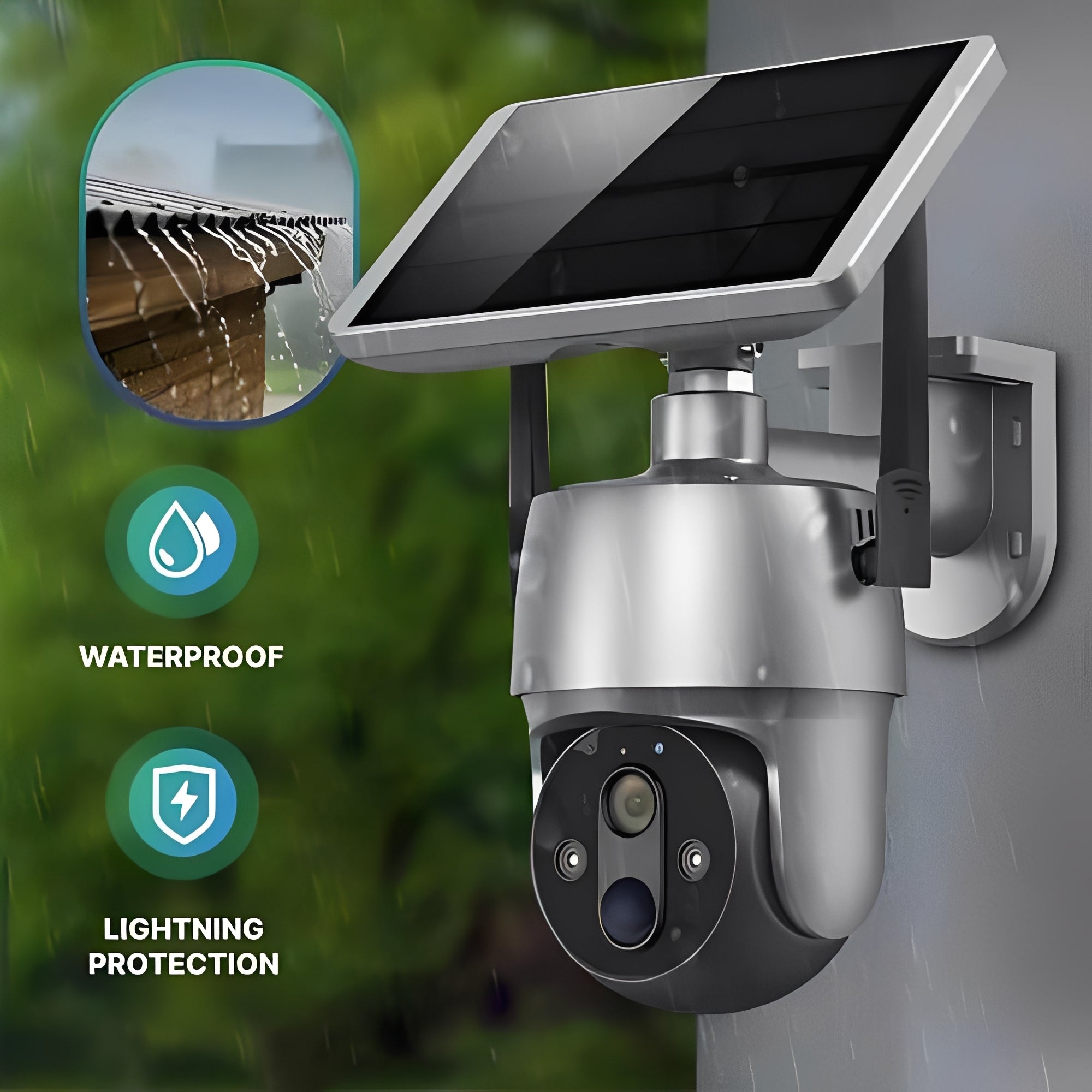Eco-Friendly Outdoor Surveillance Camera with Smart Detection