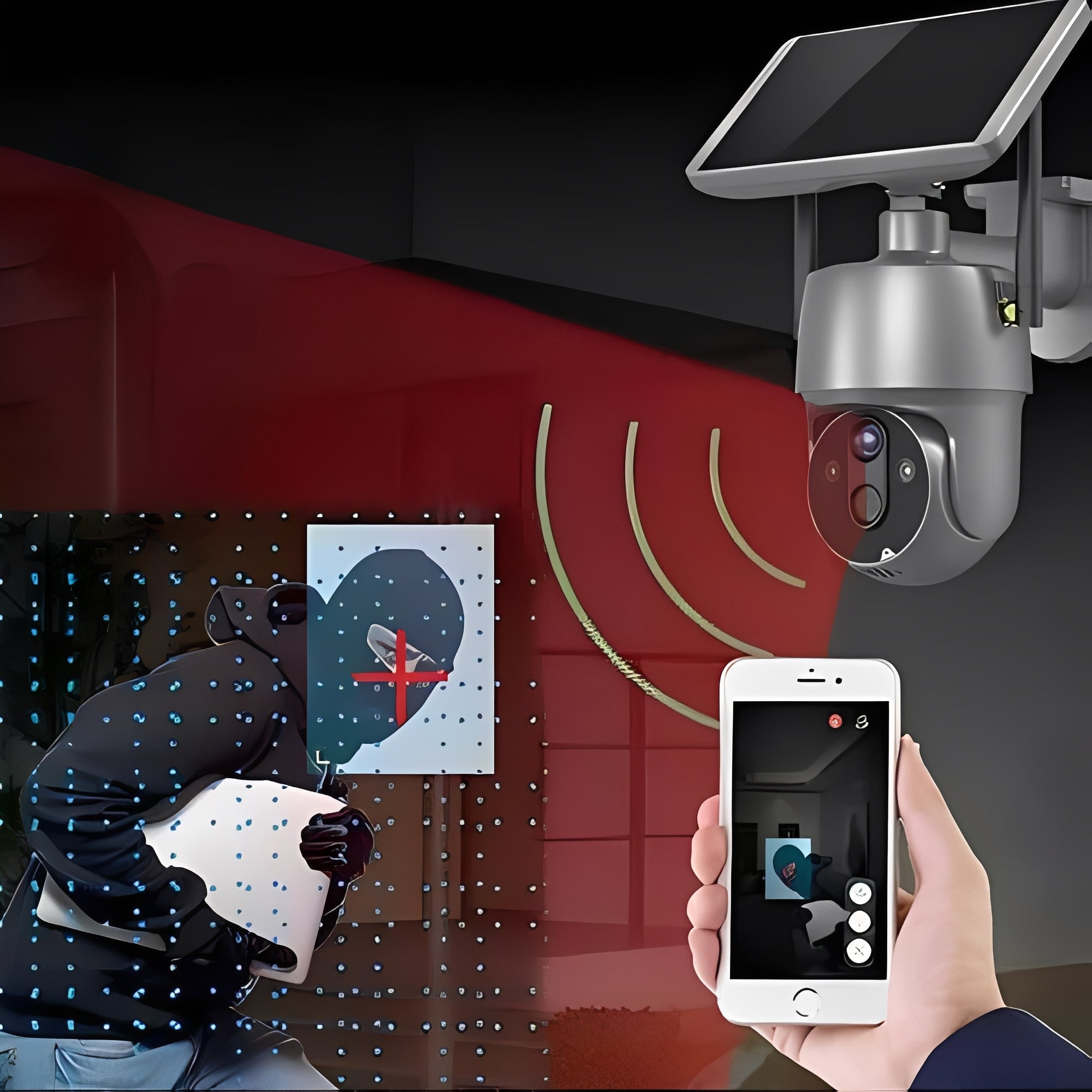 Eco-Friendly Outdoor Surveillance Camera with Smart Detection