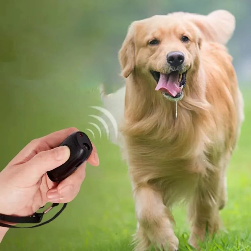 Portable Ultrasonic Bark Control Device with LED Light