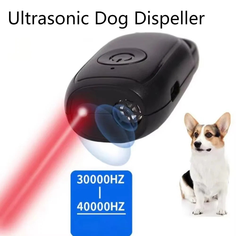 Portable Ultrasonic Bark Control Device with LED Light