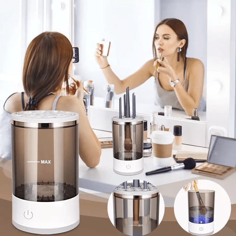 Smart Makeup Brush Cleaner with Quick Drying Feature
