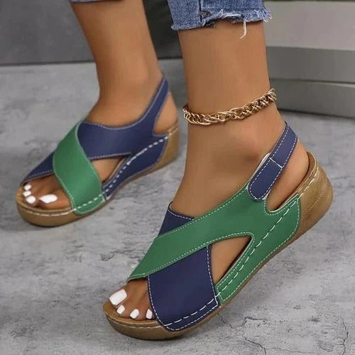 Everyday Slip-On Sandals with Cushioned Footbed and Grip Sole