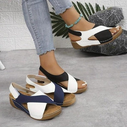 Everyday Slip-On Sandals with Cushioned Footbed and Grip Sole