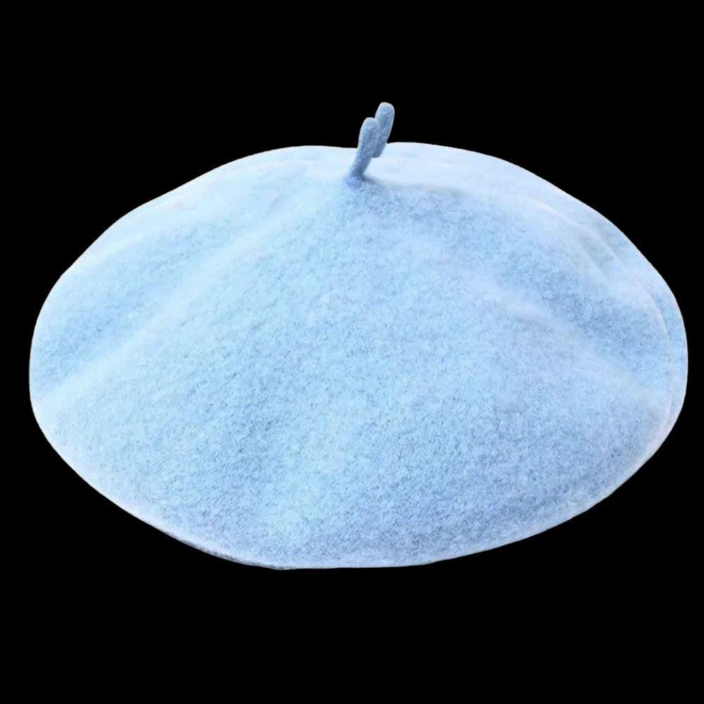 Chic Wool Beret for Women and Girls with Cozy Elastic Band
