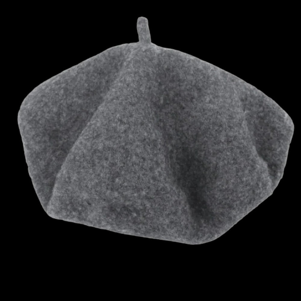 Chic Wool Beret for Women and Girls with Cozy Elastic Band