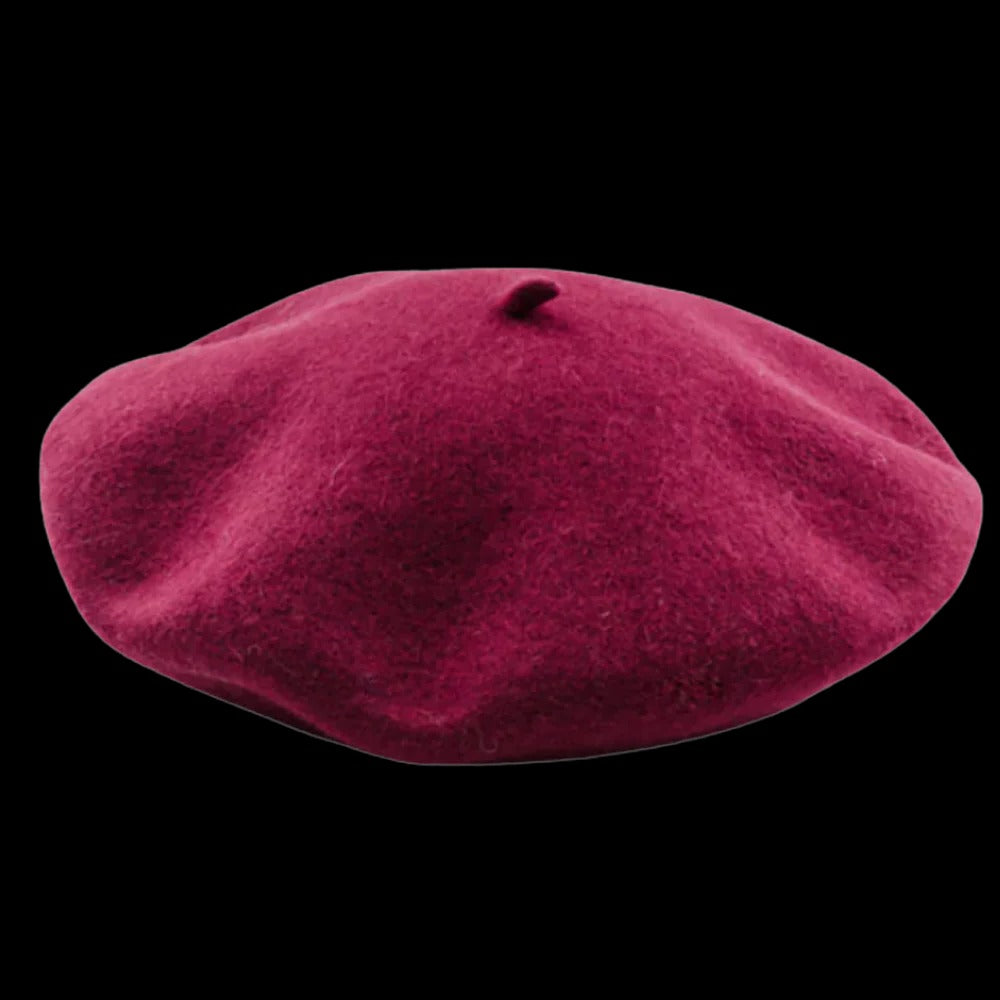 Chic Wool Beret for Women and Girls with Cozy Elastic Band