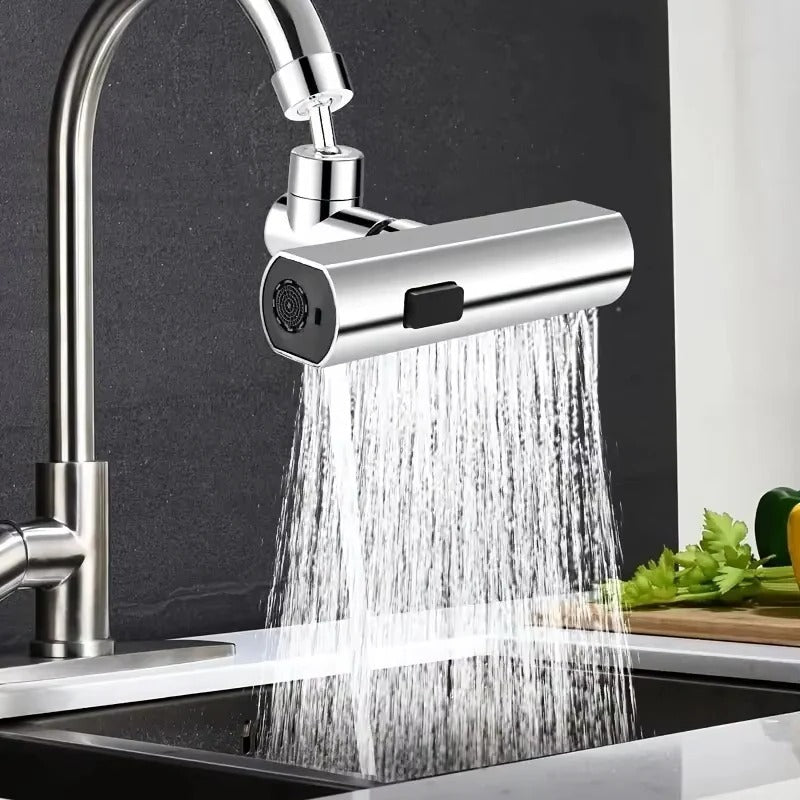 Precision Faucet Control Adapter for Enhanced Splash Management