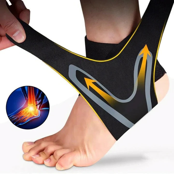 Versatile Ankle Stabilizer with Enhanced Compression Fit