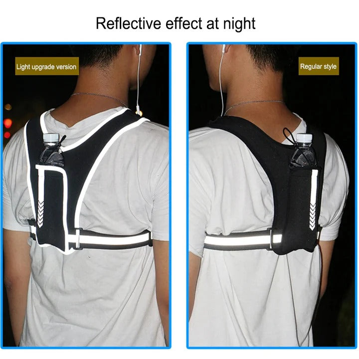 Activewear Chest Pack with Enhanced Visibility Features