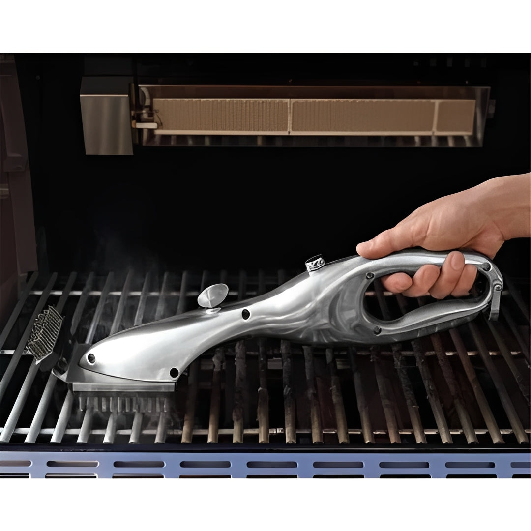Steam-Assist Grill Cleaner Brush for Effortless BBQ Maintenance