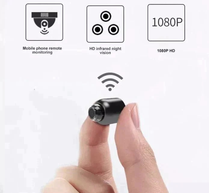 Compact 5G Home Security Camera with WiFi Connectivity