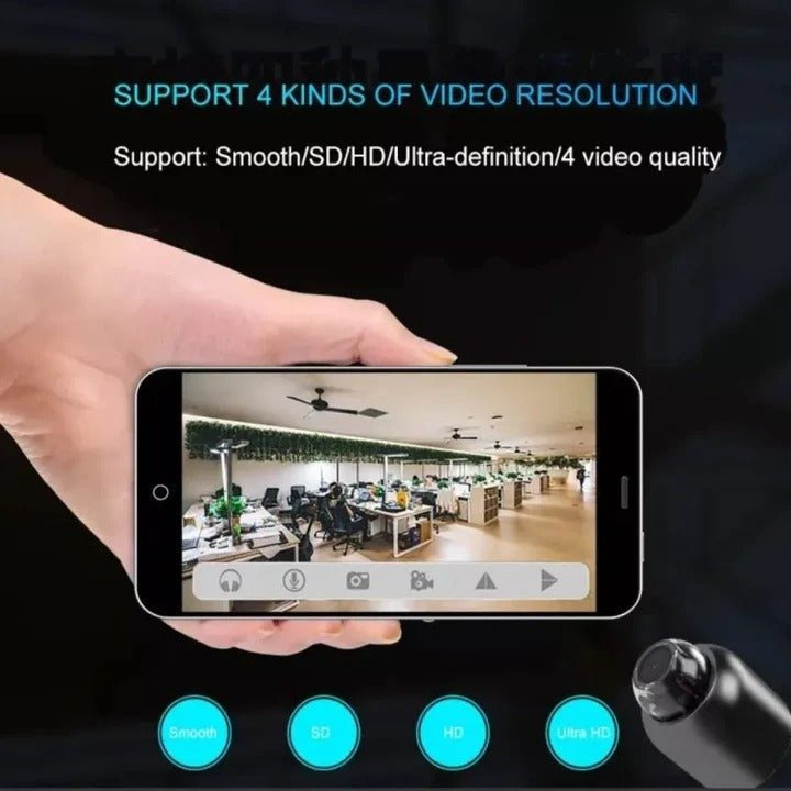 Compact 5G Home Security Camera with WiFi Connectivity