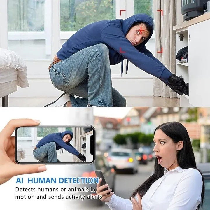 Compact 5G Home Security Camera with WiFi Connectivity