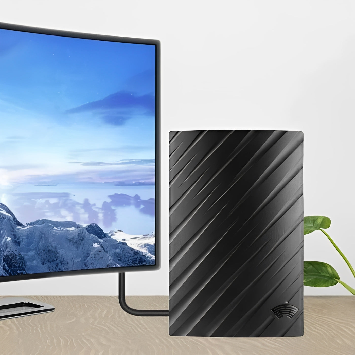 Ultra HD Indoor Antenna with Extended Range for 4K TV