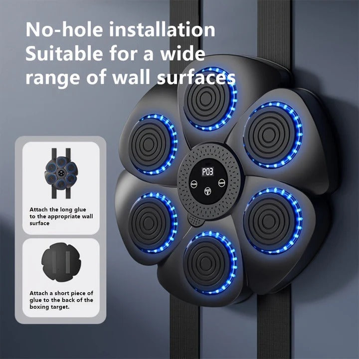 Wall-Mounted Rechargeable Music Punching Target