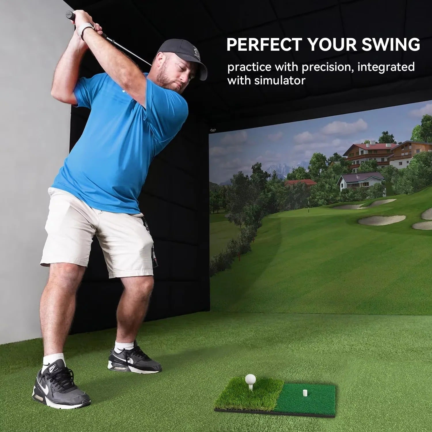 Premium Golf Training Mat for Year-Round Practice Indoors & Outdoors