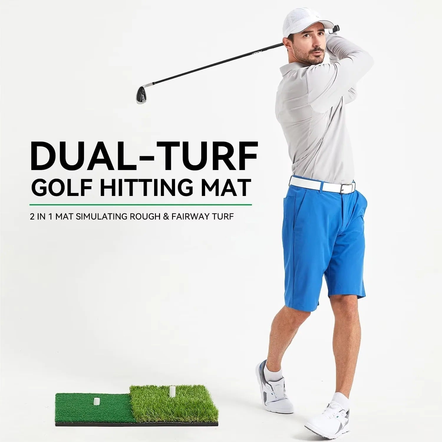 Premium Golf Training Mat for Year-Round Practice Indoors & Outdoors