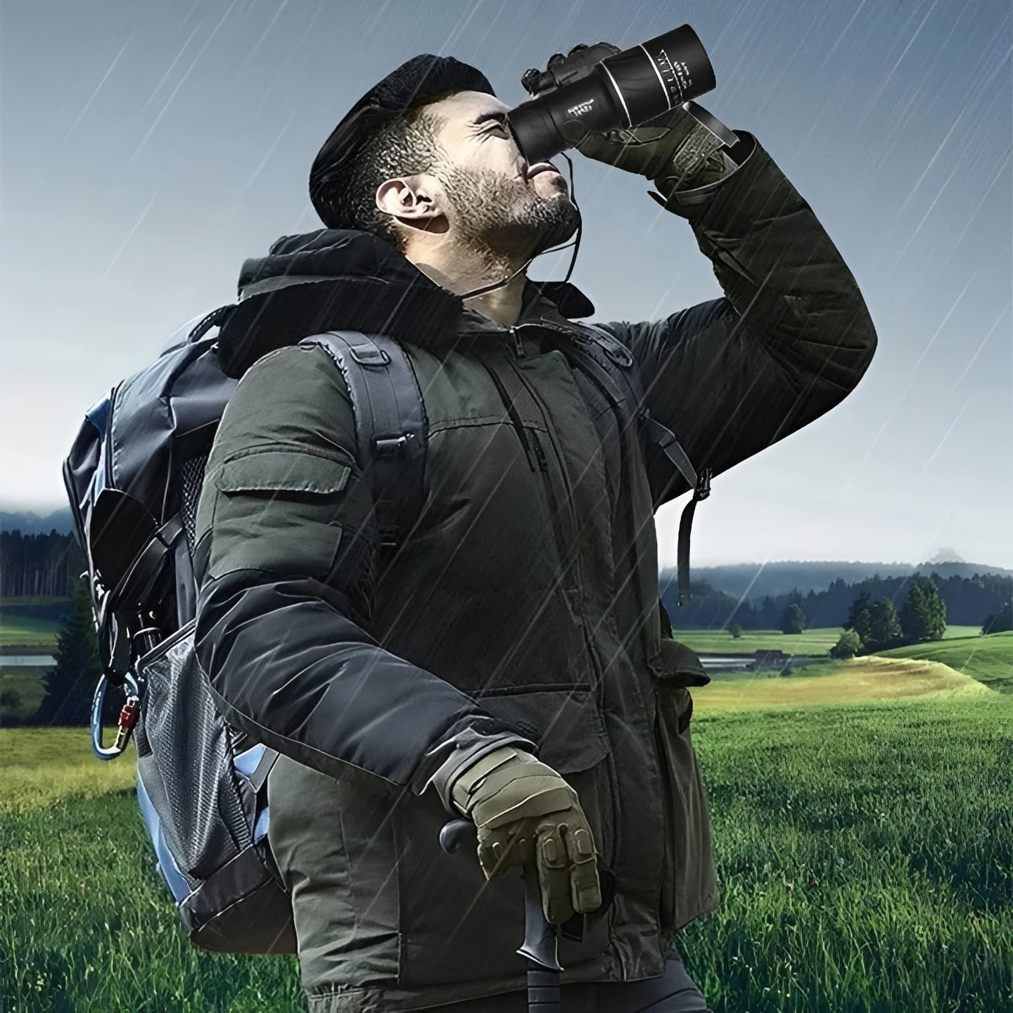 Compact Zoom Monocular for Enhanced Outdoor Viewing