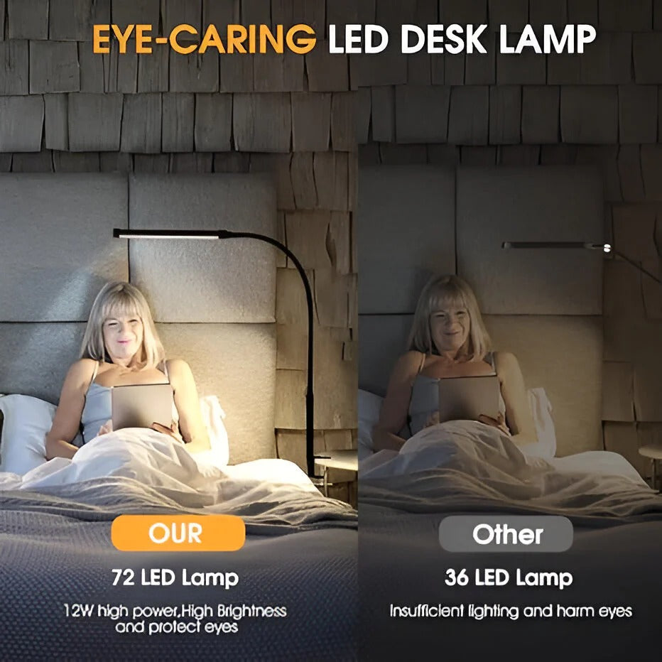 Versatile LED Desk Lamp with Adjustable Gooseneck