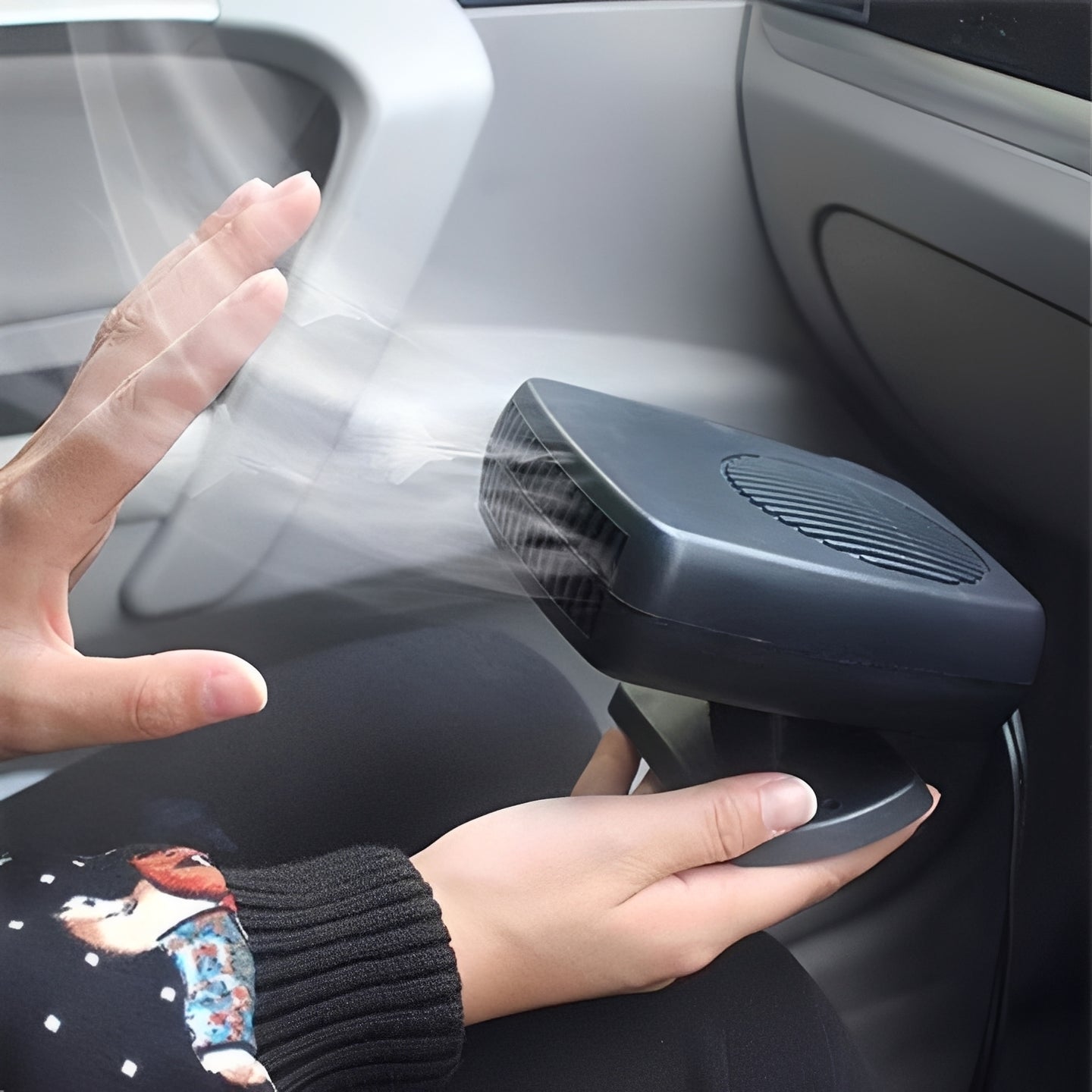 Compact 12V Auto Heater Fan for Instant Warmth on the Go