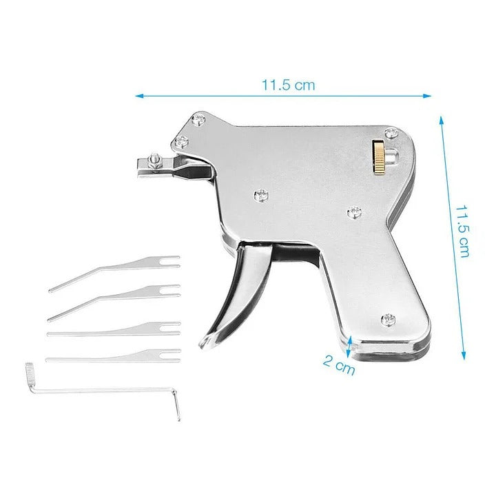 Emergency Lockout Assistance Tool with Multi-Pin Picks