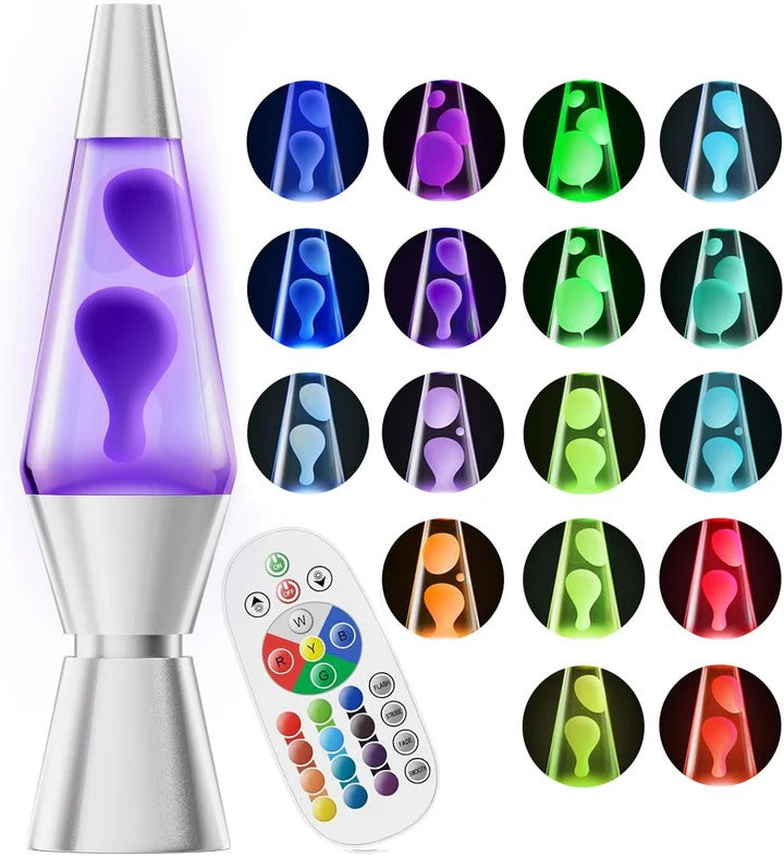 Hypnotic Glow LED Lava Lamp with Remote Control