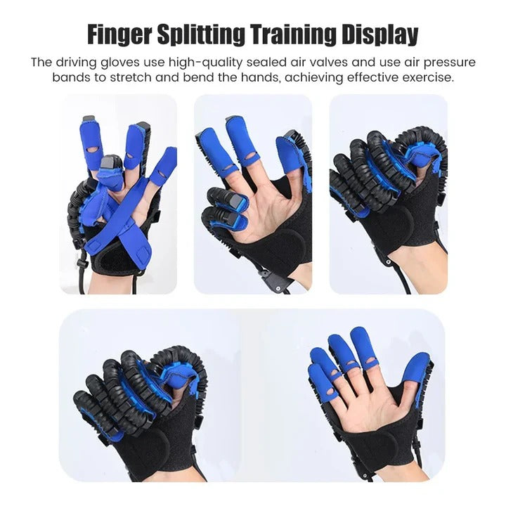 Air-Powered Hand Recovery Glove for Finger Flexibility