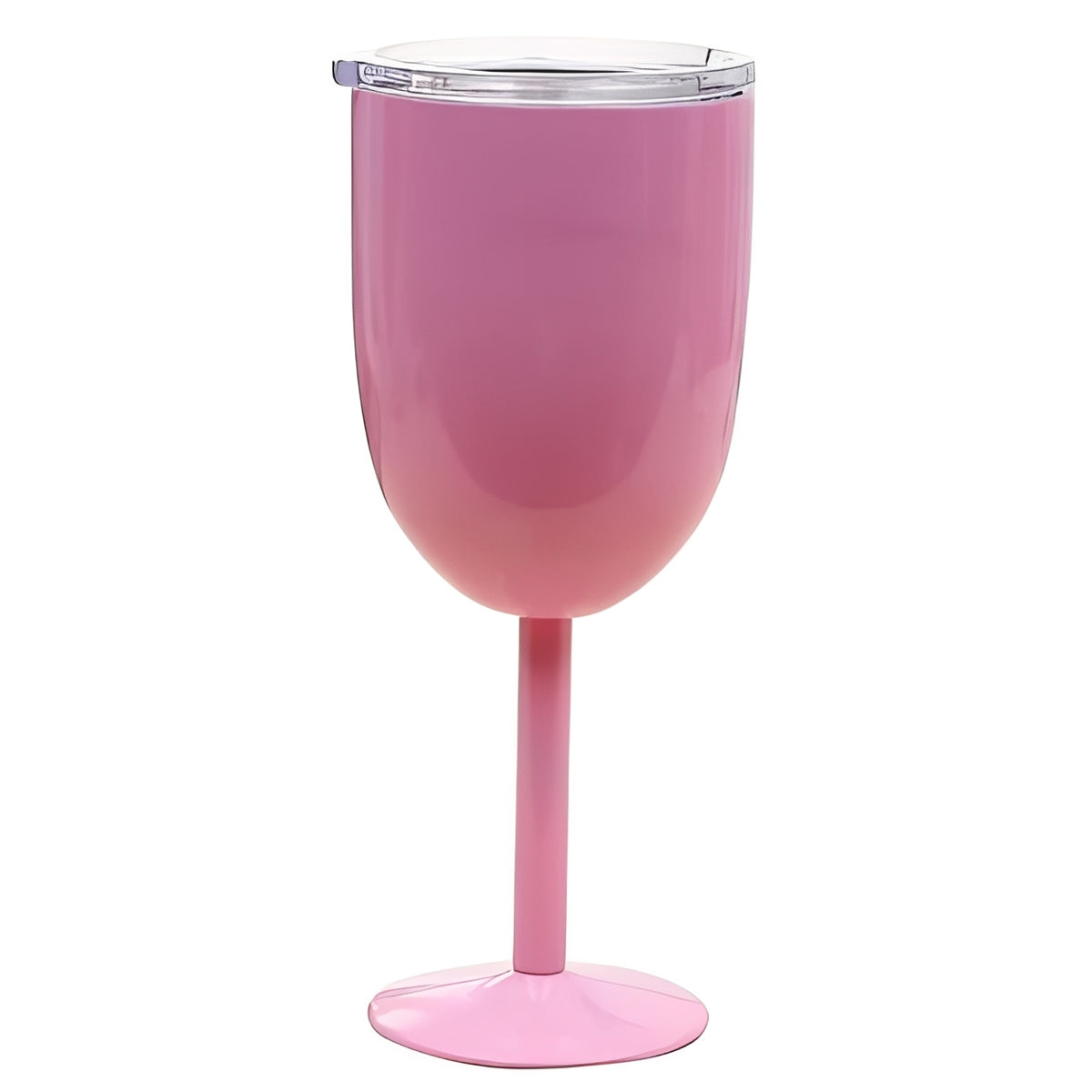 Insulated Stainless Steel Wine Cup with Secure Lid