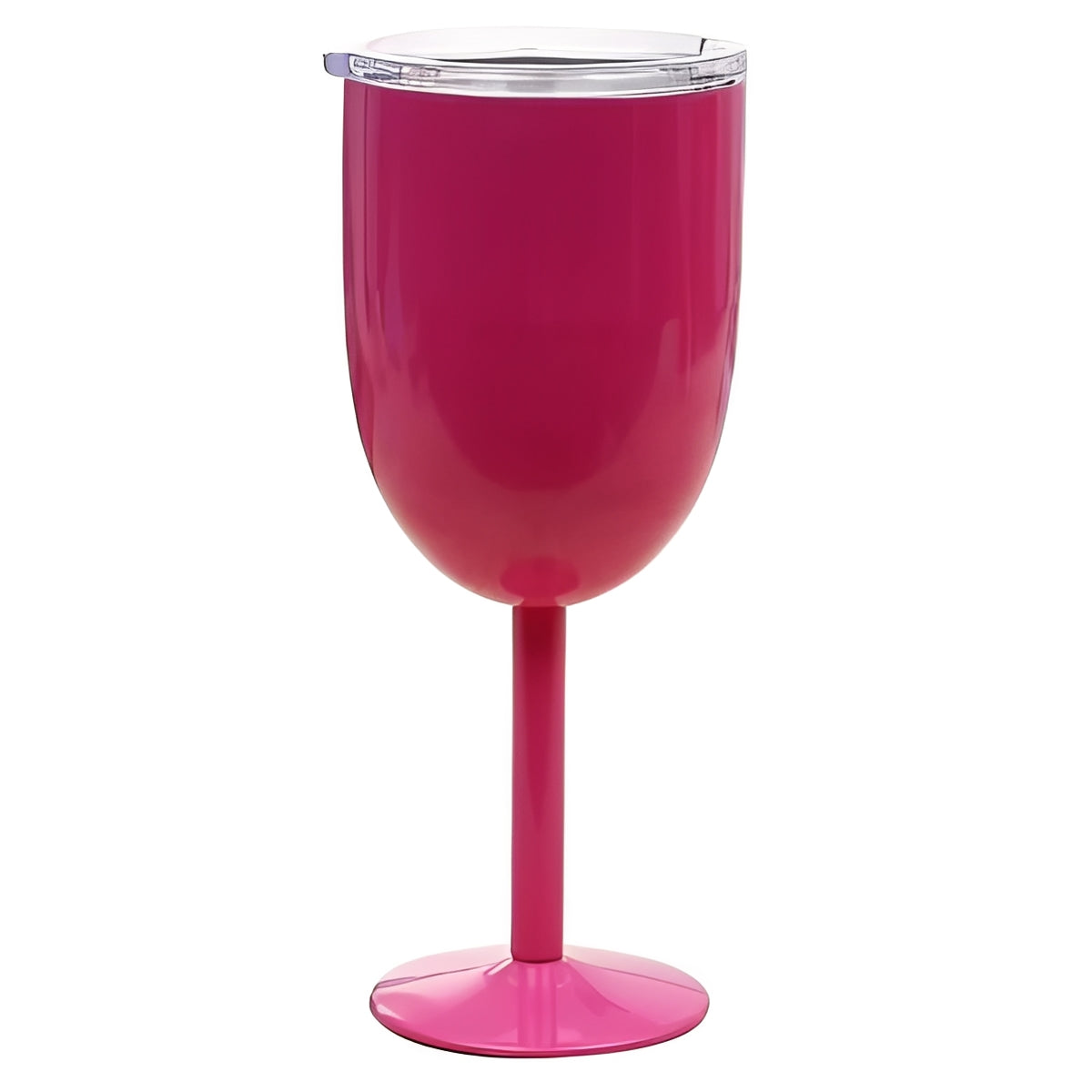 Insulated Stainless Steel Wine Cup with Secure Lid