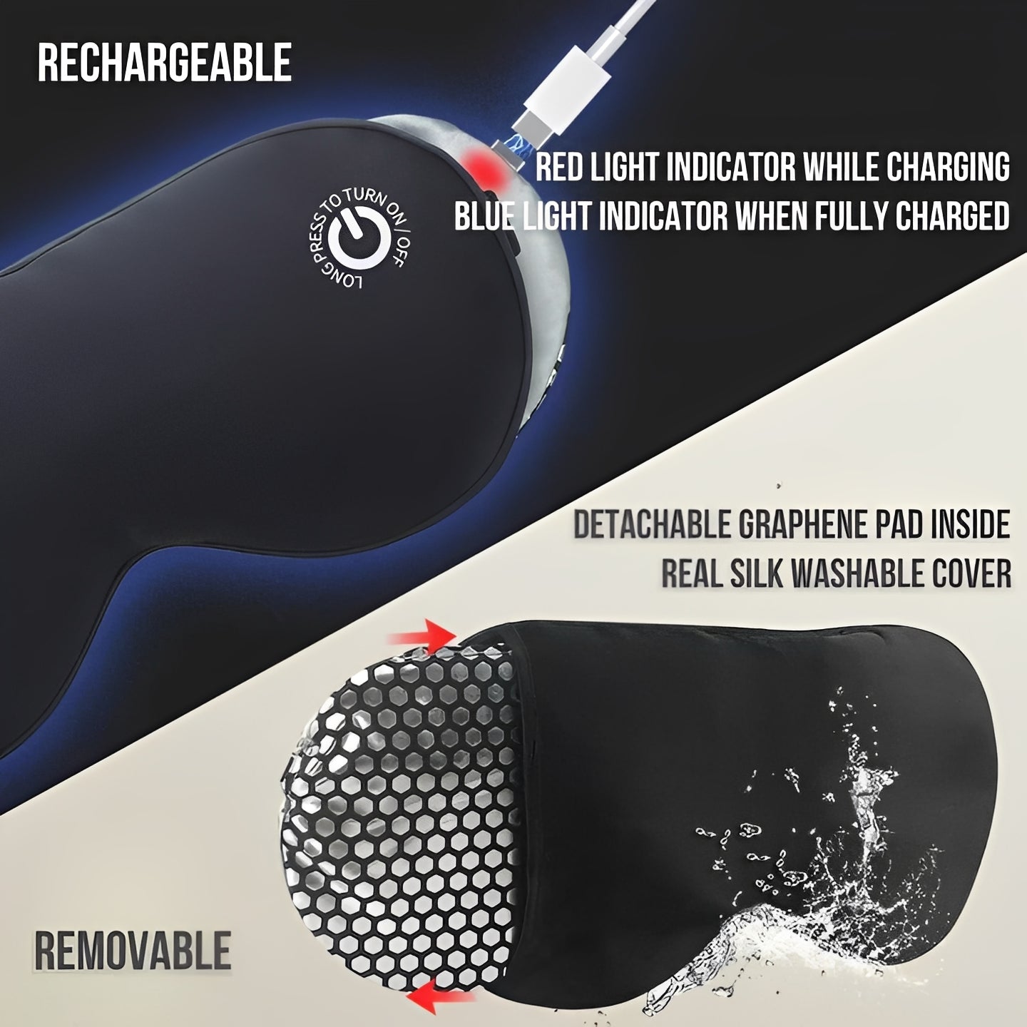 Rechargeable Eye Comfort Mask for Soothing Relief and Rest