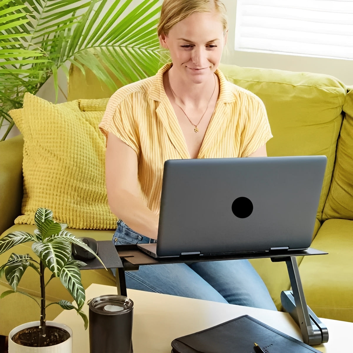 ErgoLift Adjustable Laptop Desk for Comfort and Efficiency
