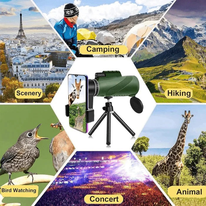 Lightweight Handheld Telescope for Nature Exploration