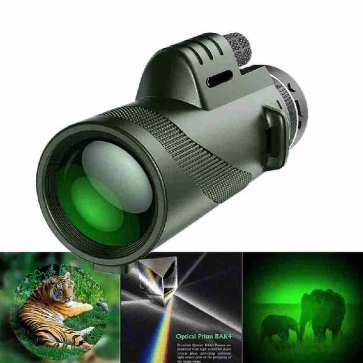 Lightweight Handheld Telescope for Nature Exploration