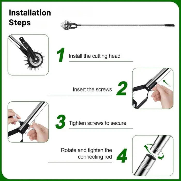 Adjustable Height Lawn Edger for Neat Garden Borders