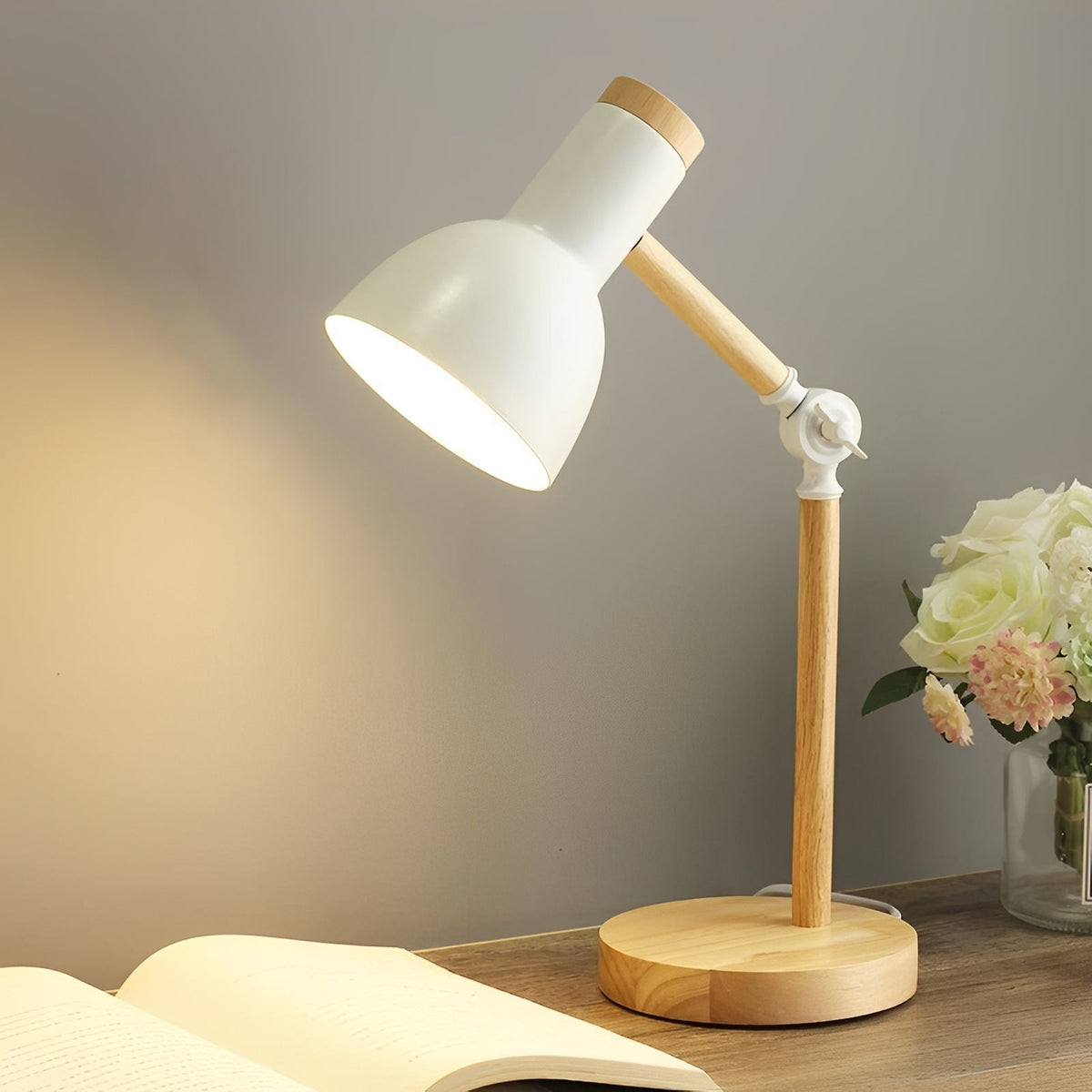 Versatile Adjustable Desk Lamp with Precision Light Control
