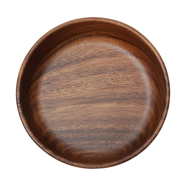 Elegant Walnut Serving Bowls - Set of 2 for Every Occasion
