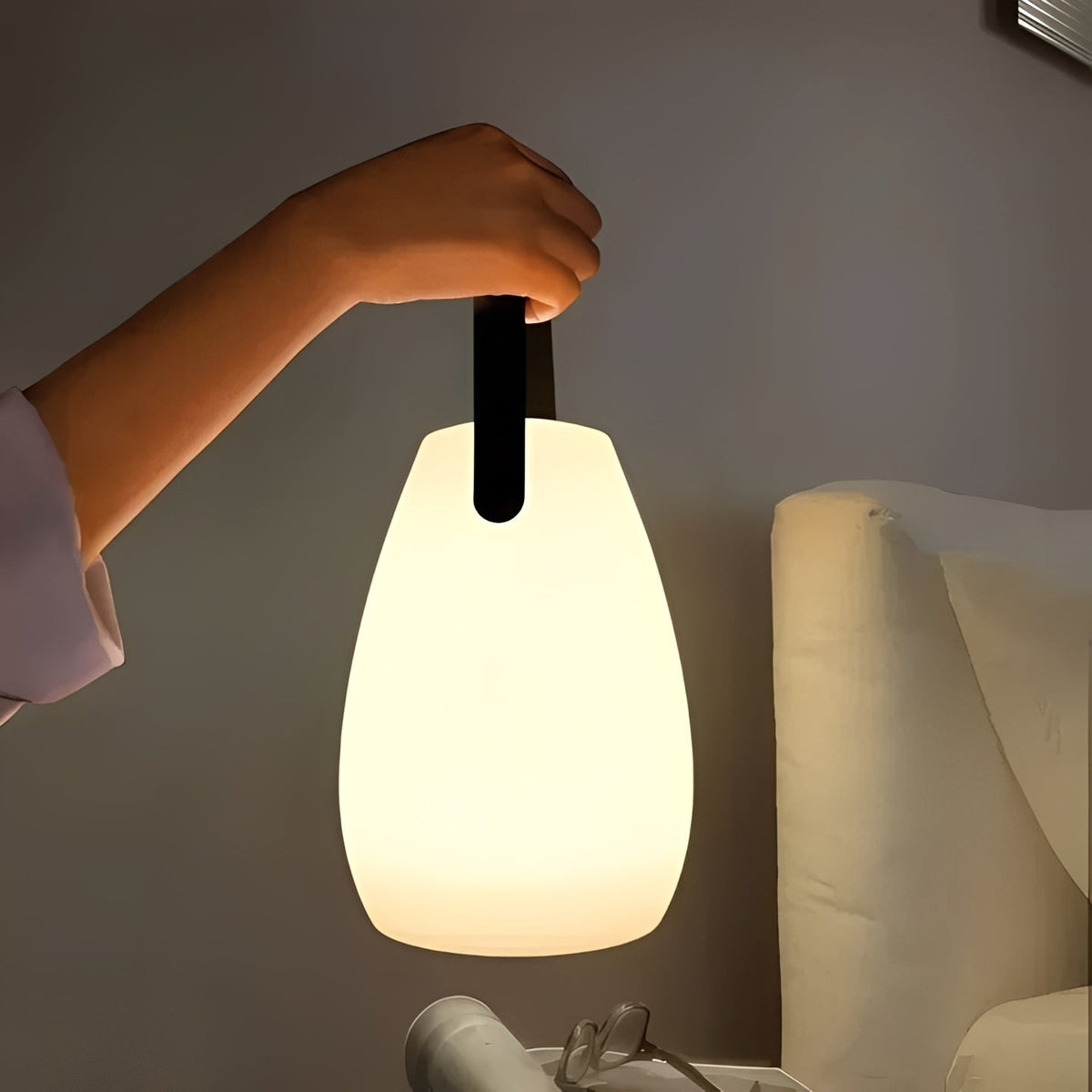 Versatile Rechargeable LED Table Lamp for Indoor and Outdoor Use