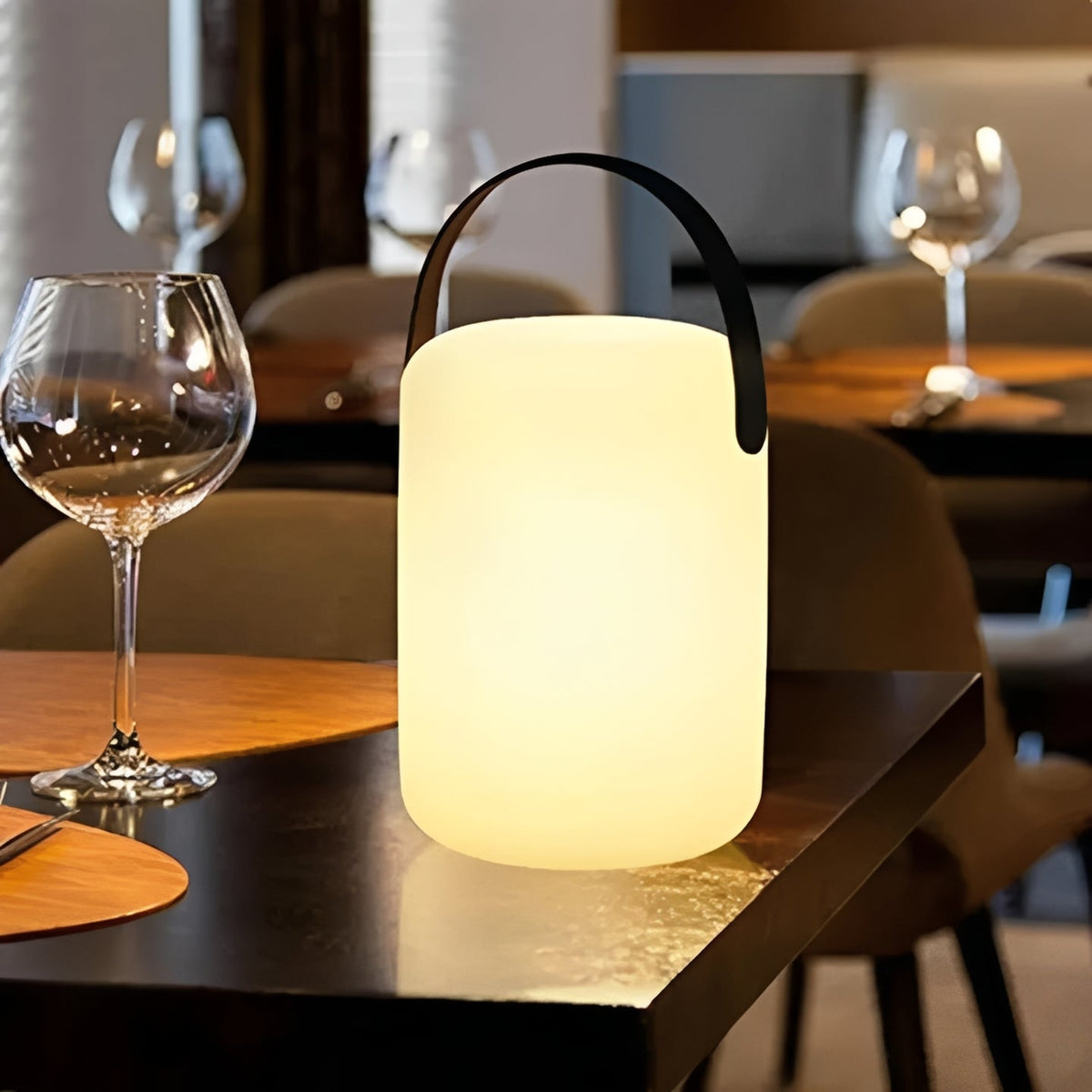 Versatile Rechargeable LED Table Lamp for Indoor and Outdoor Use