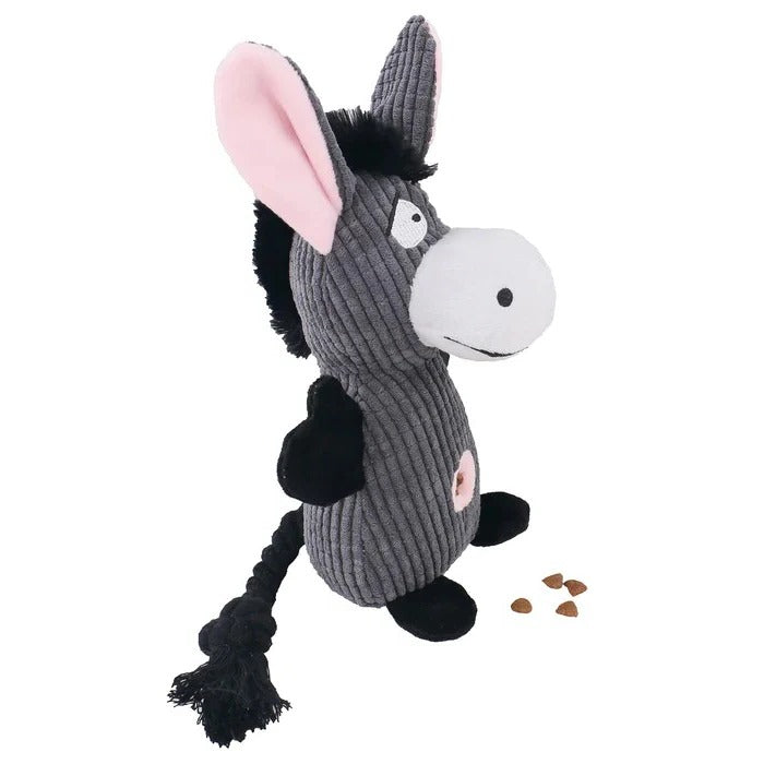 Tough Canvas Canine Chew Toy for Tugging and Fetching Fun