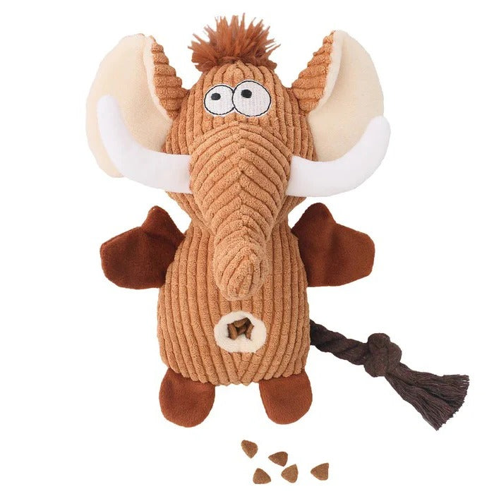 Tough Canvas Canine Chew Toy for Tugging and Fetching Fun