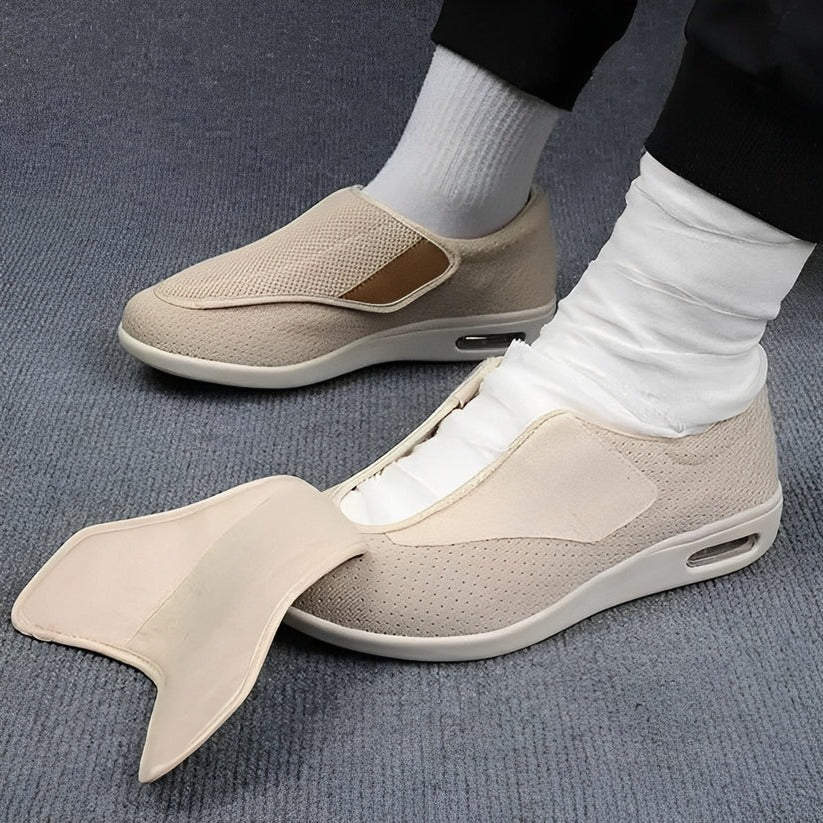 Comfort Fit Slip-On Walking Shoes with Memory Foam Support