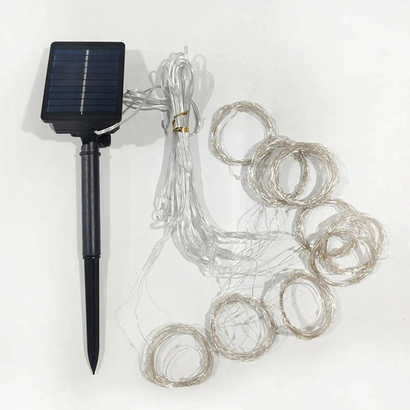 Illuminate Your Evenings with Solar-Powered Patio Curtain Lights