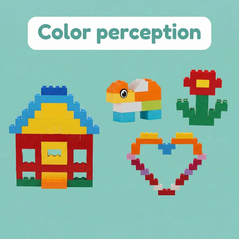 Creative Brick Construction Set with 1000 Colorful Pieces