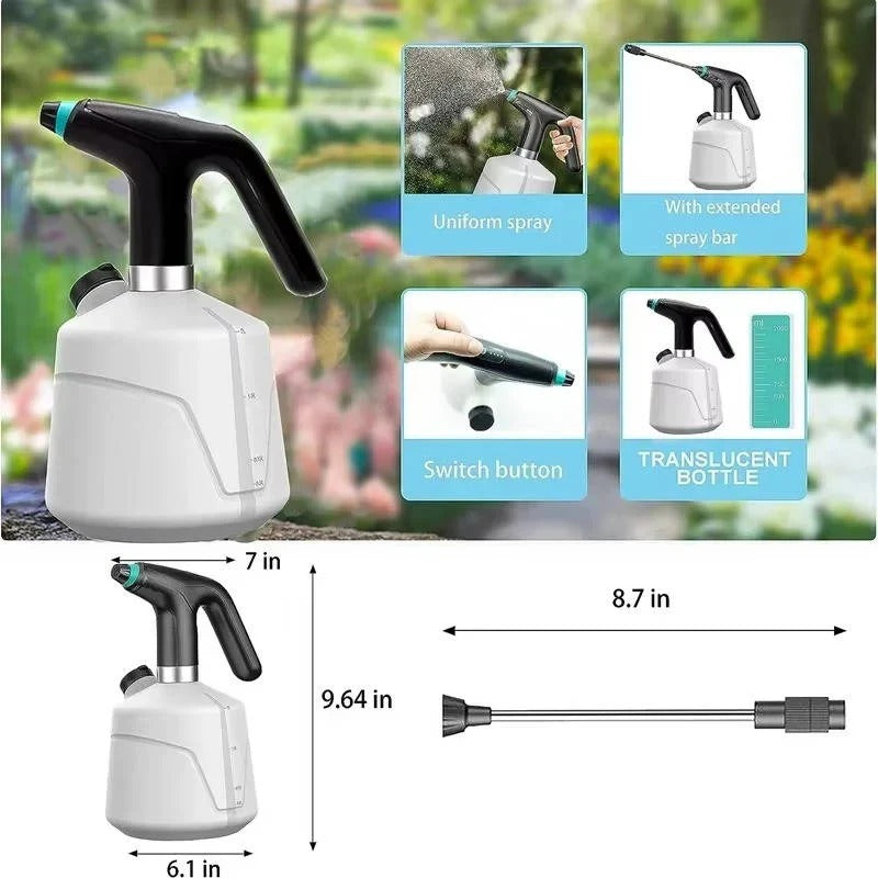 Rechargeable Electric Plant Sprayer with Customizable Mist