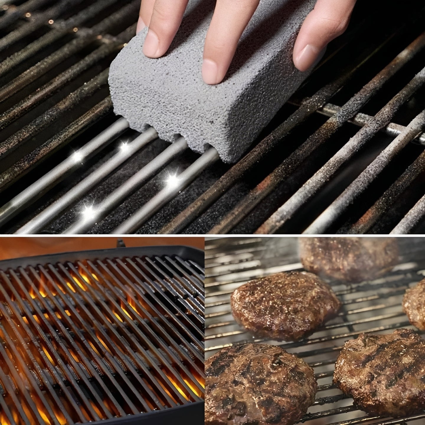 Eco-Friendly Grill Scrubbing Bricks - Set of 5 for Effortless Cleanup