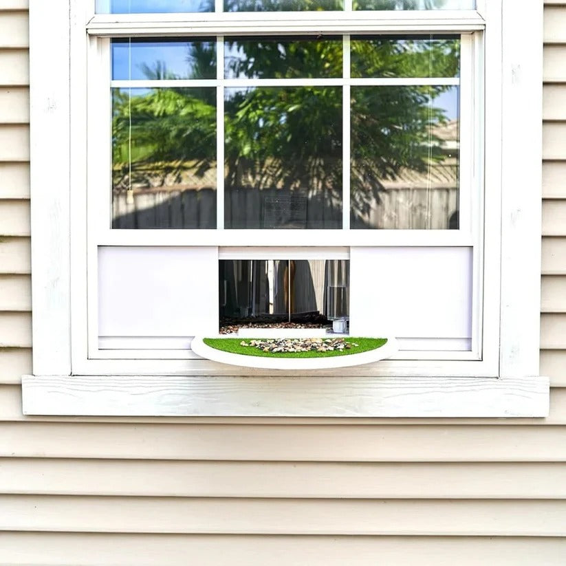 Transparent Window Bird Feeder with Easy Suction Cup Setup