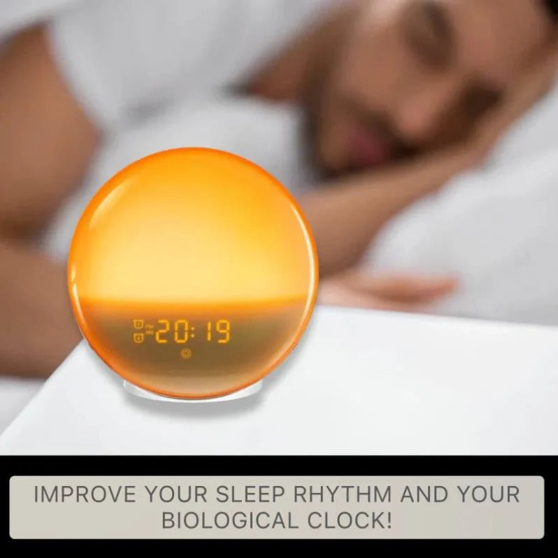 Smart Sunrise Alarm Clock with Bluetooth, FM Radio & App Control