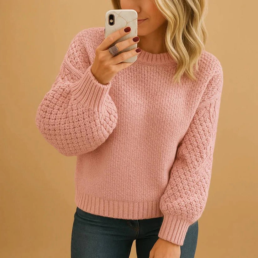 Chic Women's Lightweight Knit Sweater for Cozy Autumn Wear